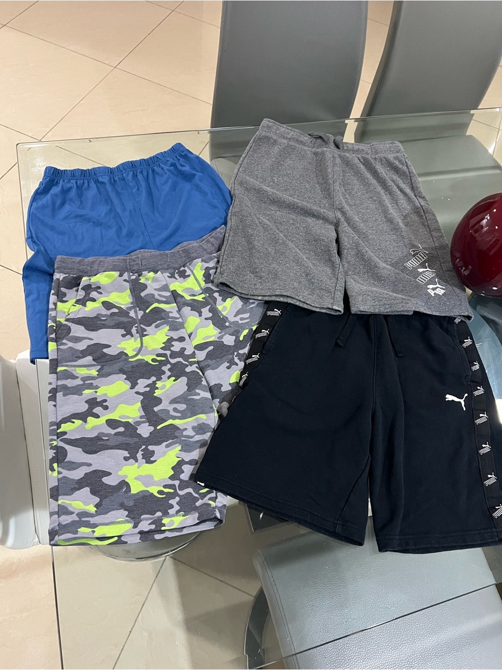 Boys' Shorts Bundle - 4-Piece Athletic Shorts Lot size 14